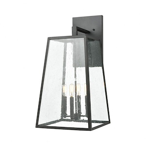 William Mews - 4 Light Outdoor Wall Lantern in Transitional Style - 27 by 13 inches wide - 1245052