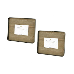 Rectangular Brown Picture Frame Set of 2 - in Brown Color - Photo