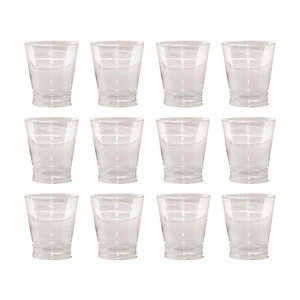 Clear 10 Ounce Glasses Set Of 12 Made Of Null In A Clear Finish
