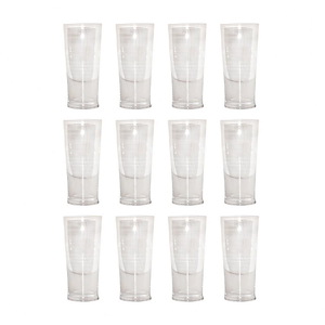 Clear 21 Ounce Highball Glasses Set Of 12 Made Of Null In A Clear Finish