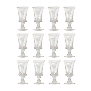 Clear 10 Ounce Wine Glasses Set Of 12 Made Of Null In A Clear Finish