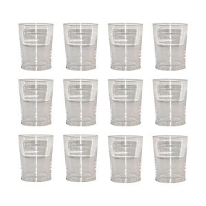Clear 12 Ounce Glasses Set Of 12 Made Of Null In A Clear Finish