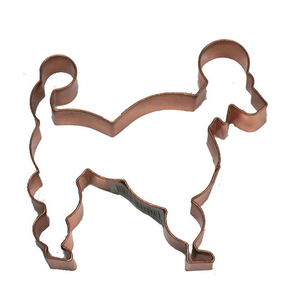 Bailey Street Home 2499-BEL-3385485 Copper Poodle Shaped Cookie Cutters 5.5 Inch Set Of 6 Made Of Copper In A Copper Finish