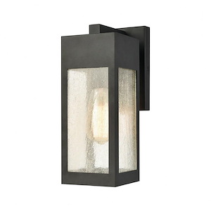 Lucerne View-1 Light Outdoor Wall Sconce in Modern/Contemporary Style-13 Inches tall and 4.75 inches wide
