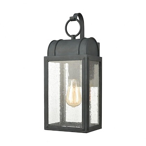 Arden Leaze - 1 Light Outdoor Wall Sconce in Traditional Style - 14 by 6 inches wide