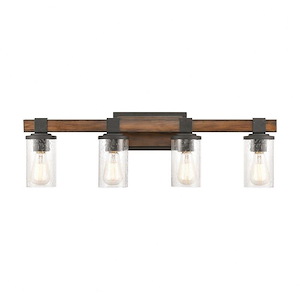 Copperfield Causeway - 4 Light Vanity Light Fixture in Transitional Style - 9 Inches tall and 29 inches wide - 1245206