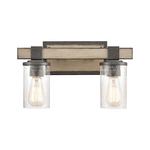 Copperfield Causeway - 2 Light Vanity Light Fixture in Transitional Style - 9 Inches tall and 15 inches wide - 1245099