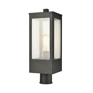 Lucerne View-1 Light Outdoor Post Mount in Modern/Contemporary Style-20 Inches tall and 7 inches wide - 1245335