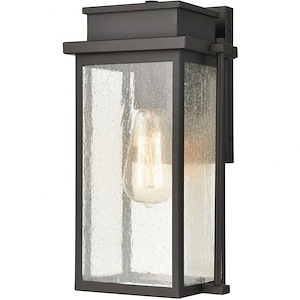 Skipton Grange - 1 Light Outdoor Wall Sconce in Transitional Style - 13 Inches tall and 8 inches wide