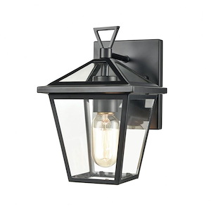 Audley Street - 1 Light Outdoor Wall Sconce in Traditional Style - 10 Inches tall and 6 inches wide - 1245148