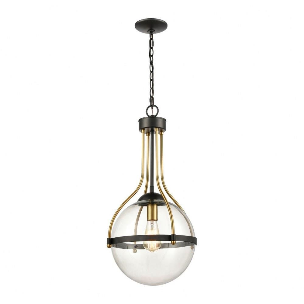 Bailey Street Home 2499-BEL-3826949 Eversley Moor - 1 Light Pendant in Transitional Style - 26 Inches tall and 14 inches wide