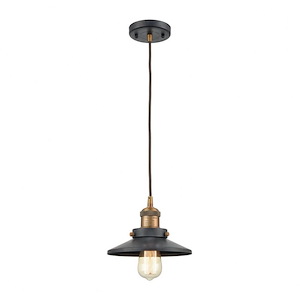 One Light Steampunk Mini Pendant with Exposed Bulb - 932840