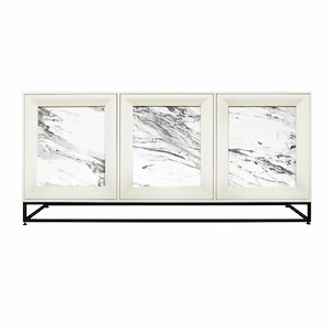 Mountbatten Spur - Credenza In Transitional Style-33 Inches Tall and 71 Inches Wide