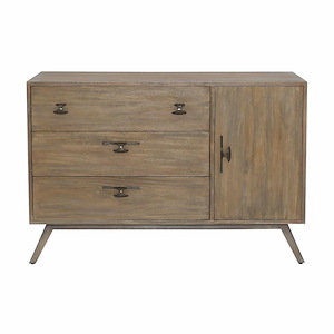 Virginia Hollies - Credenza In Transitional Style-36 Inches Tall and 54 Inches Wide