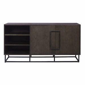 Earnsdale Close - Credenza In Transitional Style-33 Inches Tall and 65 Inches Wide - 1243834