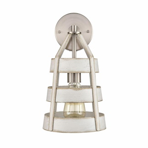 Tamworth Row - 1 Light Wall Sconce In Transitional Style-9 Inches Tall and 5 Inches Wide - 1244212