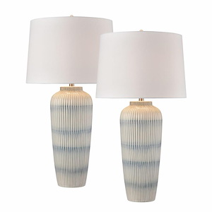 Lancaster Quay - 1 Light Table Lamp (Set of 2) In Transitional Style-35 Inches Tall and 18.5 Inches Wide - 1268046