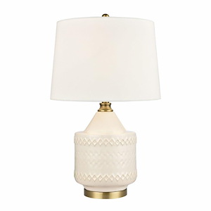 Bull Beeches - 1 Light Table Lamp In Transitional Style-27 Inches Tall and 16 Inches Wide - 1267968