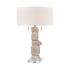 Hazel Laurels - 2 Light Table Lamp In Modern and Contemporary Style-26.5 Inches Tall and 17 Inches Wide - 1268072