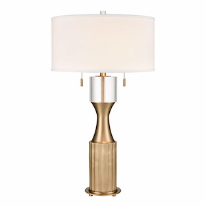 Empress Garth - 2 Light Table Lamp In Transitional Style-33 Inches Tall and 18 Inches Wide - 1243892