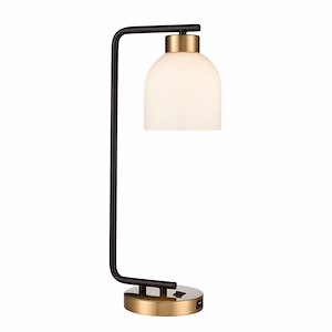Homefield Willows - 1 Light Desk Lamp In Transitional Style-19 Inches Tall and 8 Inches Wide - 1243825
