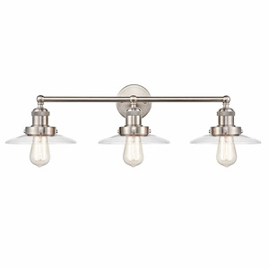 Vine Willows - 3 Light Vanity Light Fixture In Transitional Style-8 Inches Tall and 28 Inches Wide - 1244149