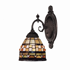 Recreation Boulevard - 1 Light Wall Sconce In Traditional Style-10 Inches Tall and 4.5 Inches Wide - 1274076