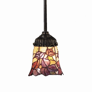 Recreation Boulevard - 9.5W 1 Light Mini Pendant In Traditional Style-23.5 Inches Tall and 6 Inches Wide - 1274030