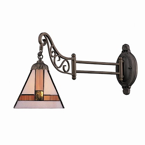 Recreation Boulevard - 9.5W 1 Light Wall Sconce In Traditional Style-12 Inches Tall and 7 Inches Wide - 1274034