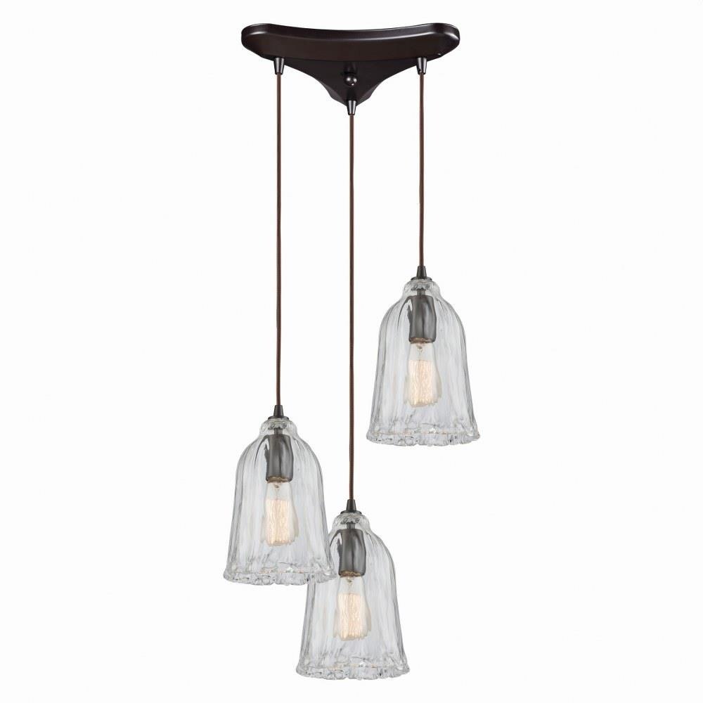 Bailey Street Home 2499-BEL-4907078 Inkerman Hawthorns - 3 Light Mini Pendant-11 Inches Tall and 12 Inches Wide