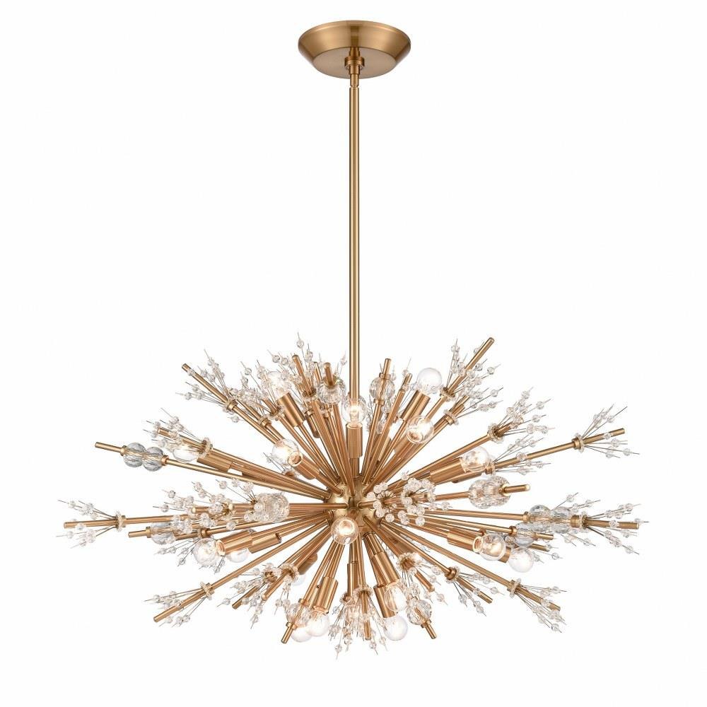 Bailey Street Home 2499-BEL-4907136 Allcot Road - 24 Light Chandelier In Modern Style-19 Inches Tall and 36 Inches Wide