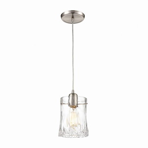 Inkerman Hawthorns - 1 Light Mini Pendant In Modern Style-9 Inches Tall and 6 Inches Wide - 1274466