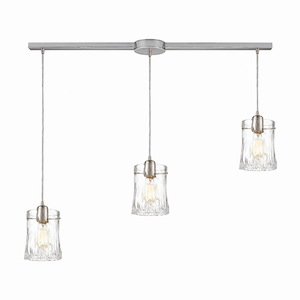 Inkerman Hawthorns - 3 Light Mini Pendant In Modern Style-9 Inches Tall and 36 Inches Wide - 1274140