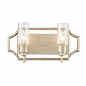 Edwards Lea - 2 Light Vanity Light Fixture In Glam Style-9 Inches Tall and 16 Inches Wide - 1274268