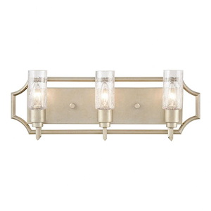 Edwards Lea - 3 Light Vanity Light Fixture In Glam Style-9 Inches Tall and 25 Inches Wide - 1274738
