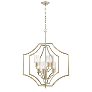 Edwards Lea - 6 Light Chandelier In Coastal Style-27 Inches Tall and 28 Inches Wide - 1274245