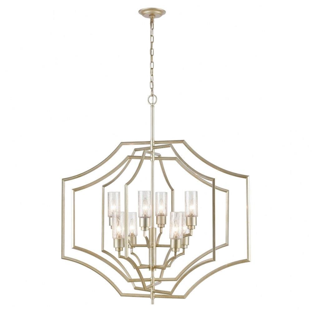 Bailey Street Home 2499-BEL-4907329 Edwards Lea - 8 Light Chandelier In Coastal Style-31 Inches Tall and 36 Inches Wide