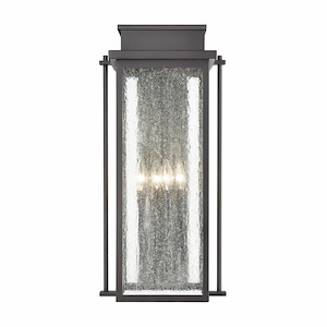 Tamworth Copse - 4 Light Outdoor Wall Sconce In Traditional Style-25.75 Inches Tall and 12 Inches Wide