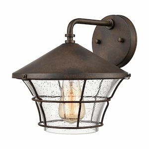 Kerry Brow - 1 Light Outdoor Wall Sconce In Traditional Style-10 Inches Tall and 10 Inches Wide - 1274255