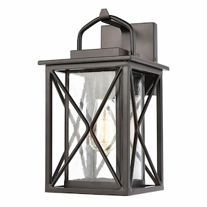 Abercrombie Street - 1 Light Outdoor Wall Sconce In Traditional Style-13 Inches Tall and 7 Inches Wide