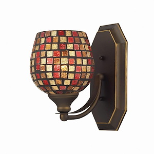 Recreation Boulevard - 1 Light Vanity Light Fixture-10 Inches Tall and 5 Inches Wide - 1274274