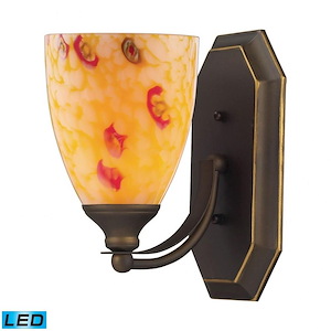 Recreation Boulevard - 9.5W 1 LED Vanity Light Fixture-10 Inches Tall and 5 Inches Wide - 1274749