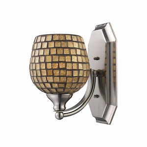 Recreation Boulevard - 1 Light Vanity Light Fixture-10 Inches Tall and 5 Inches Wide - 1274620
