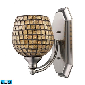Recreation Boulevard - 9.5W 1 LED Vanity Light Fixture-10 Inches Tall and 5 Inches Wide - 1274275