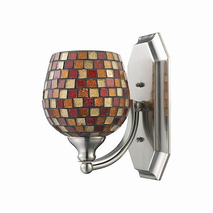 Recreation Boulevard - 1 Light Vanity Light Fixture-10 Inches Tall and 5 Inches Wide - 1274357