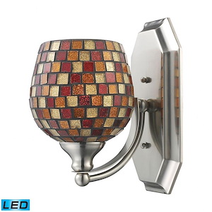 Recreation Boulevard - 9.5W 1 LED Vanity Light Fixture-10 Inches Tall and 5 Inches Wide - 1274475