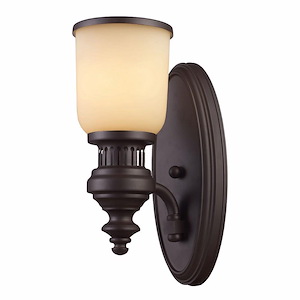 Wallace Oval - 1 Light Wall Sconce In Industrial Style-13 Inches Tall and 5 Inches Wide - 1274179