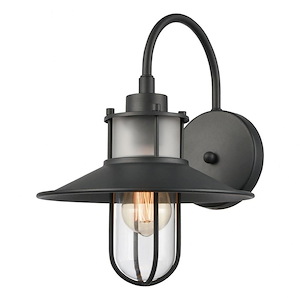 Newlands Barton - 1 Light Outdoor Wall Sconce In Traditional Style-14 Inches Tall and 10 Inches Wide - 1274513