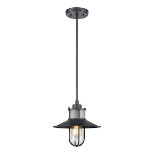 Newlands Barton - 1 Light Outdoor Pendant In Traditional Style-10 Inches Tall and 10 Inches Wide
