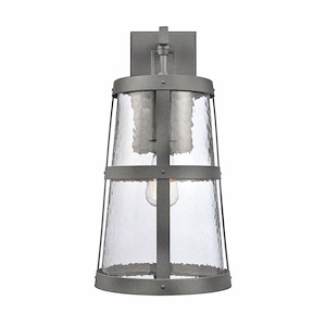 Rock Cliff - 1 Light Outdoor Wall Sconce In Traditional Style-18 Inches Tall and 9 Inches Wide